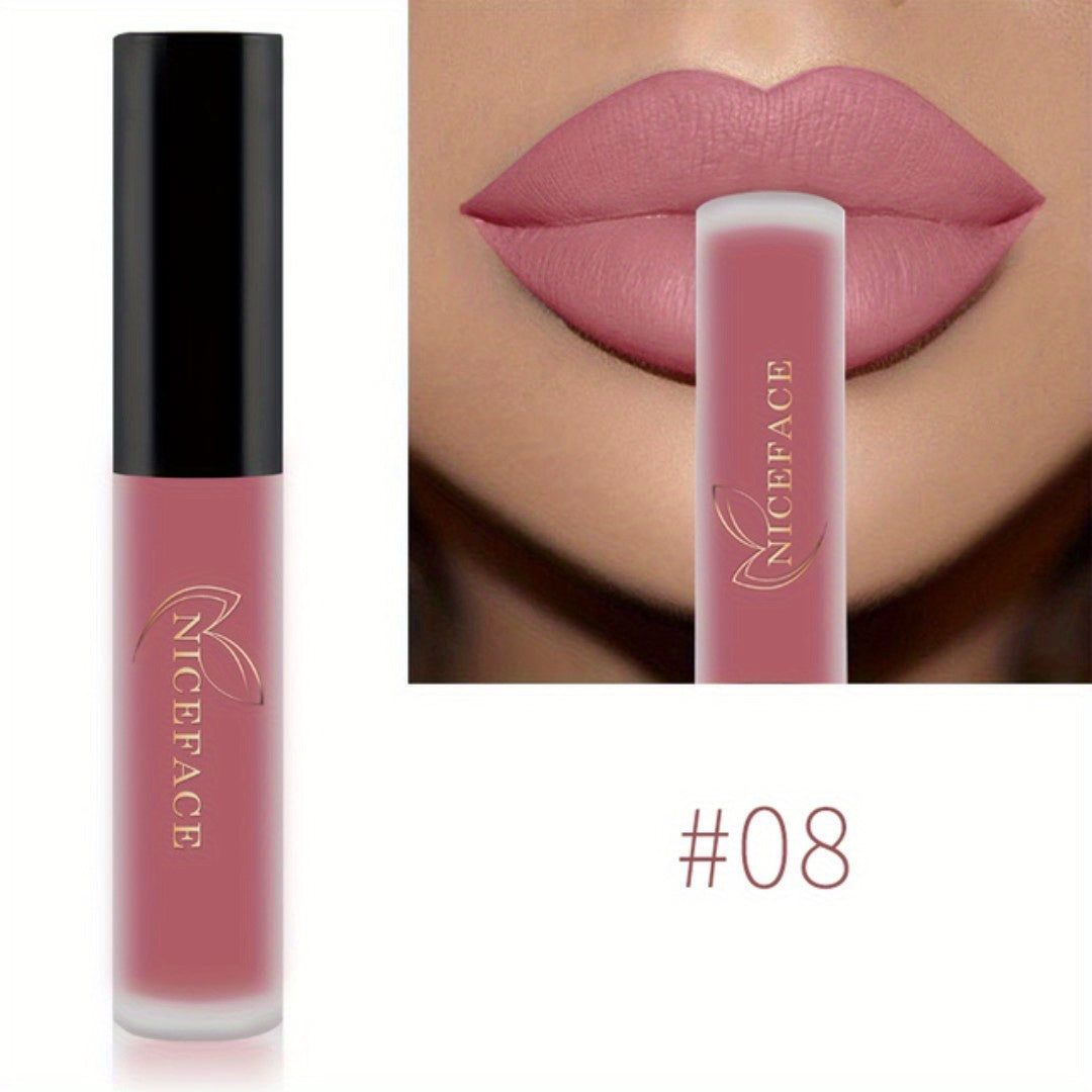 20 colors High Pigmented Matte Lip Glaze - Long-Lasting, Smudge-Proof, Non-Moisturizing Lipstick Valentine's Day Gifts