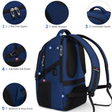 Laptop Backpack For Men Women, Business Travel Laptop Backpack With USB Charging Port, College Bag Daypack For Work, Business Computer Backpack Bag Fit 15.6 Inch Laptop
