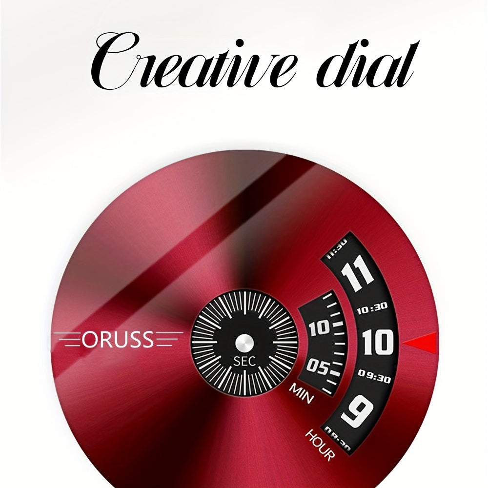 Stylish Luminous Men's Watch - High-Tech Trendy Wrist Watches for Men with Classic Red Western Style, Handsome High-End Design, and Versatile Fashion Sense