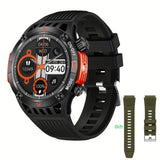 Smart Watch Wireless Answer And Call SOS Outdoor Watch Outdoor Sports Watch LED IP68 Waterproof Compass Fitness Tracker Pedometer Multimedia Message Display, Suitable For Android&IPHONE Mobile Phones, Men's And Women's Smart