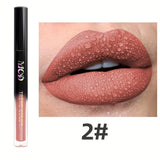 1pc, Non-Sticky Lasting Lip Glaze, Matte Lip Mud, High Pigment Liquid Lipsticks Lip Gloss, Ideal Mardi Gras Festival Party Makeup, With Black Green Blue White Glossy Pink Highlighter Rose Brown Purple Tones
