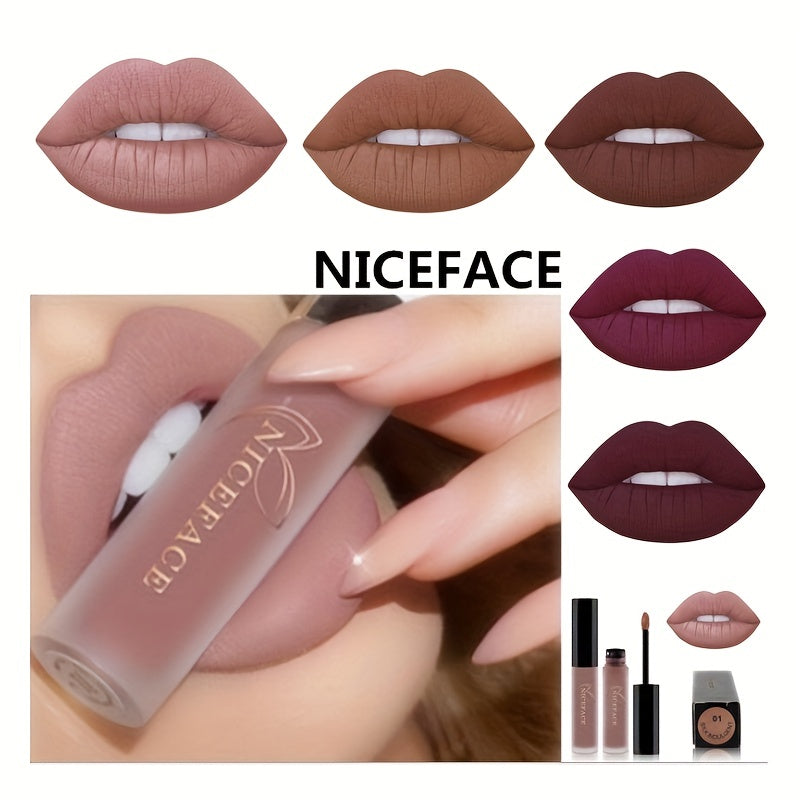 20 colors High Pigmented Matte Lip Glaze - Long-Lasting, Smudge-Proof, Non-Moisturizing Lipstick Valentine's Day Gifts