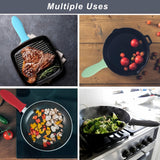 1pc Heat Resistant Silicone Handle Holder - For Cast Iron Skillets & Metal Cookware - Kitchen Supplies - Protect Your Hands From Burns - Perfect Gift for Home Cooks & Bakers