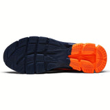 Men's Trendy Knitted Breathable Lightweight Shock-Absorbing Comfy Running Shoes, Spring And Summer