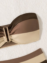 New Fashionable And Sexy Bikini Hot Spring Swimsuit For Women, European And American Beach Split Two-piece Swimsuit For Women