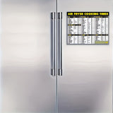 Air Fryer Cheat Sheet Magnets Cooking Guide Booklet - Air Fryer Magnetic Cheat Sheet Set Cooking Times Chart - Cookbooks Air Fryer Accessories Oven Cooking Pot Temp Guide Kitchen Conversion