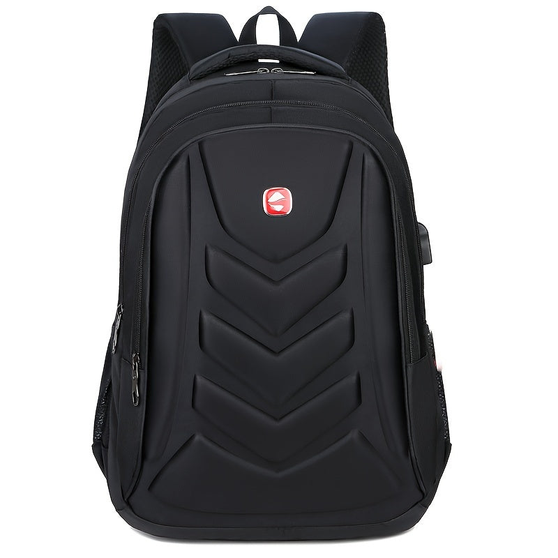 1pc New Shell Business Backpack Casual Men's Computer Bag Travel Backpack Student School Bag, Ideal choice for Gifts, School bags, Valentines Gifts