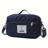 Large Capacity Travel Duffel Bag in Oxford Fabric, Portable Sports Gym Storage Bag, Weekend Overnight Bag for Women