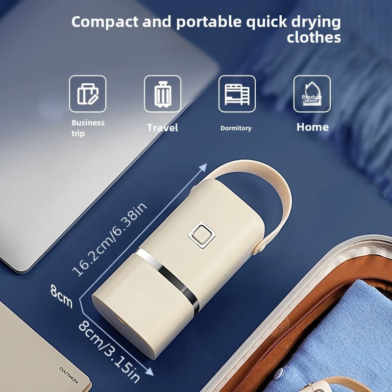 Compact Portable Clothes Dryer - Ideal for Apartments, Hotels & Travel | 110-240V US Plug | Odorless