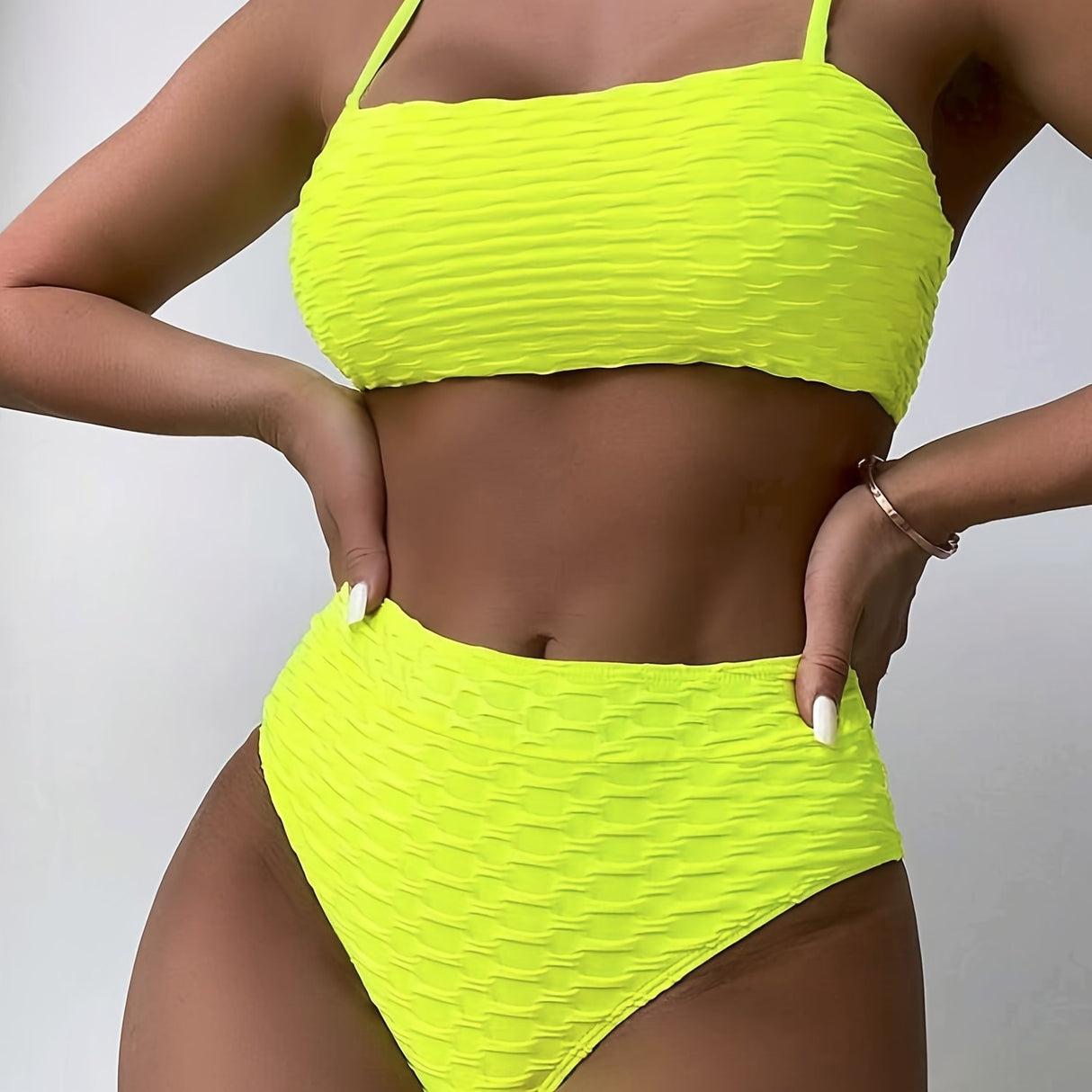 New Fashionable High-end Sexy Bikini Hot Spring Swimsuit For Women, European And American Beach Split Swimsuit For Women