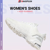Baasploa Women's Non-slip Running Shoes, Breathable Trail Running Shoes, Lightweight Marathon Running Shoes, Women's Footwear