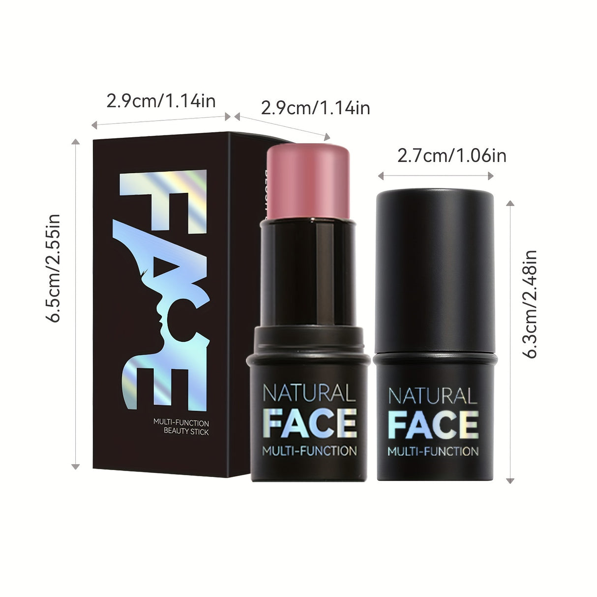 3-Piece Makeup Trio Set - Creamy Blush, Radiant Highlighter & Defined Contour - Waterproof, Long-Lasting Formula - Perfect Gift for Mothers Day & Beyond