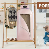 Portable Clothes Dryer, Mini Dryer Machine With Timing Function Equipped - Compact And Convenient Drying Solution For Apartment, Dorm, RV - Quick And Easy To Use Compact Dryer Machine With Dryer Bag For Delicate Garments