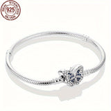 S925 Sterling Silver Sky Full Butterflies Bracelet Fit Charm Bead DIY Bracelets For Women 10g/0.35oz
