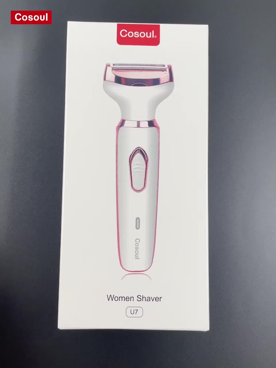 Rechargeable 4-in-1 Electric Razor For Women - Painless Hair Trimmer For Face, Nose, Eyebrows, Beard, Mustache, Arm, Leg, Armpit, And Bikini - Portable Body Shavers Set Rechargeable Grooming Kit Holiday Gift