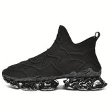 Women's Fashion Slip-on Athletic Running Shoes, Lightweight Shock Absorption Walking Shoes, Sporty Outdoor Mesh Casual Sneakers