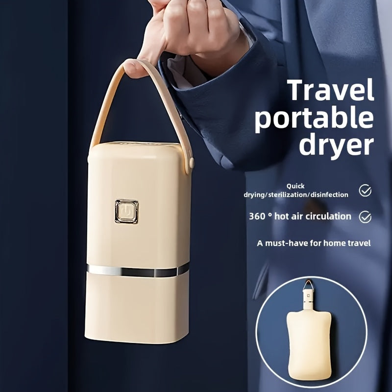 Portable Clothes Dryer, 110-240V U.S. Plug |No Odor Mini Travel Laundry Dryers For Light Clothing, Underwear, Baby Clothes Socks Ideal, Birthday, Commencement, Graduation For Family Friends Loved Ones RV Travel, Camping, Apar
