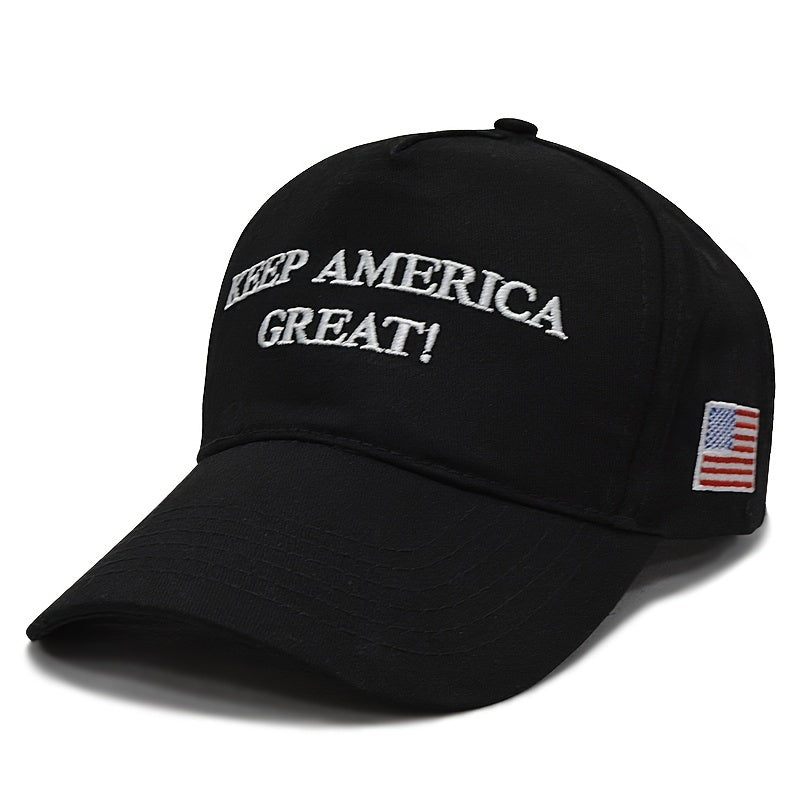 Make America Great Again Outdoor Peaked Cap Adjustable Simple Embroidery English Baseball Cap