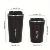 304 Stainless Steel Double-Layer Vacuum Insulated Coffee Mug With Leak-Proof Lid - Perfect For Restaurant/ Hotel/ Commercial, And Outdoor Use! Eid Al-Adha Mubarak