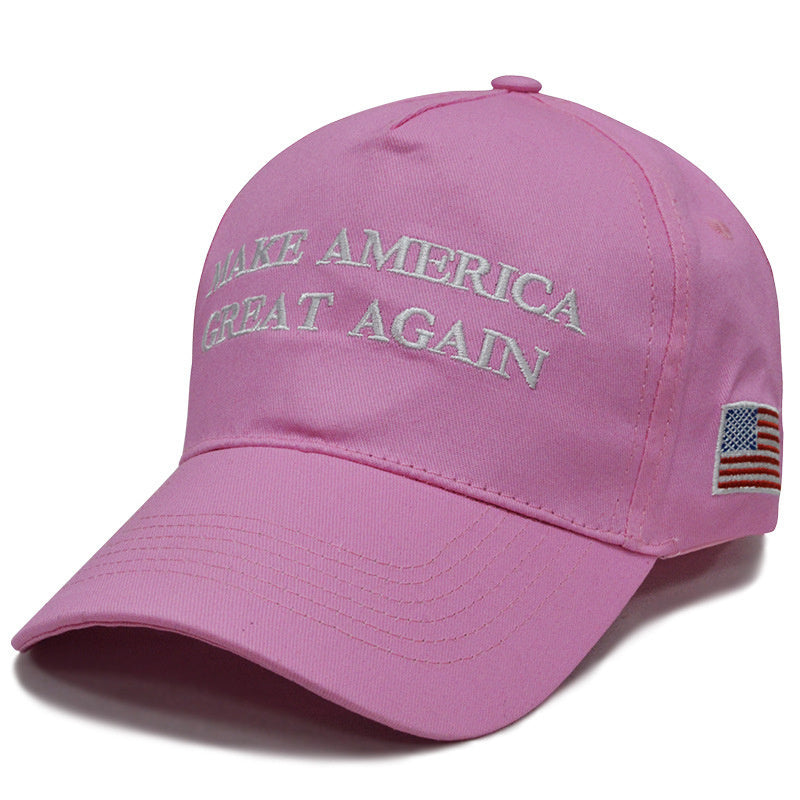 Make America Great Again Outdoor Peaked Cap Adjustable Simple Embroidery English Baseball Cap