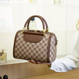 Luxury Design Boston Bag For Women, Fashion Small Handbag, Elegant Crossbody Bag Purse