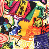 Abstract Cartoon Graffiti Bucket Hat Trend Print Casual Fisherman Cap Unisex Sunscreen Basin Hats For Women Men