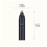 Men's Ear And Nose Trimmer USB Rechargeable Electric Nose Hair Trimmer Suitable For Women - Painless Eyebrow And Facial Hair Removal Nose Trimmer