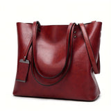 Women Handbags Tote Bag Soft Leather Retro Designer Large Capacity Multi-pocket Casual Ladies Shoulder Crossbody Bag Mother's Day Gift Adjustable Shoulder Strap Purse Cheap On Sale