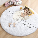 1pc Luxurious Shaggy Rug - Ultra-Soft, Non-Slip, Water-Resistant for Home Comfort - Ideal for Bedroom, Living Room, Nursery & Dorm Decor (4x4)