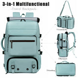 1pc Large Capacity Waterproof Laptop Backpack For Travel And College, Men's And Women's Travel Backpack With Shoe Bag, Multifunctional Lightweight Outdoor Hiking And Camping Backpack, Holiday Travel Party Gift, School Bag, Ea
