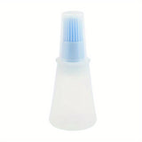 1pc Silicone High Temperature Resistant Oil Brush with Bottle Brush, Air Fryer Pancake Grill, BBQ Tools, BBQ Accessories, Grill Accessories