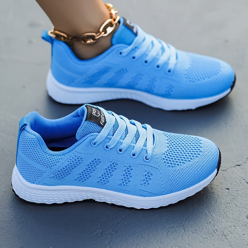Comfortable Fabric Upper Summer Running Shoes for Women - Lightweight, Stabilizing, and Breathable - Perfect for Jogging, Tennis, and Everyday Wear