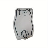 1pc Extra Large Adorable Cat Rug - Luxuriously Soft & Non-Skid, Vibrant Cartoon Animal Pattern for Indoor Bedrooms - Durable, Stylish Accent Carpet Mat