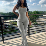 Jumpsuits for Women Seamless Scoop Neck Tummy Control One Piece Yoga Workout Romper