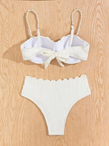 New Fashionable And Sexy Bikini Hot Spring Swimsuit For Women, European And American Beach Split Two-piece Swimsuit For Women