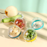 2pcs Stainless Steel Multi-Functional Peeler with Built-In Storage - Easy Grip, Perfect for Fruits & Vegetables, Essential Kitchen Tool