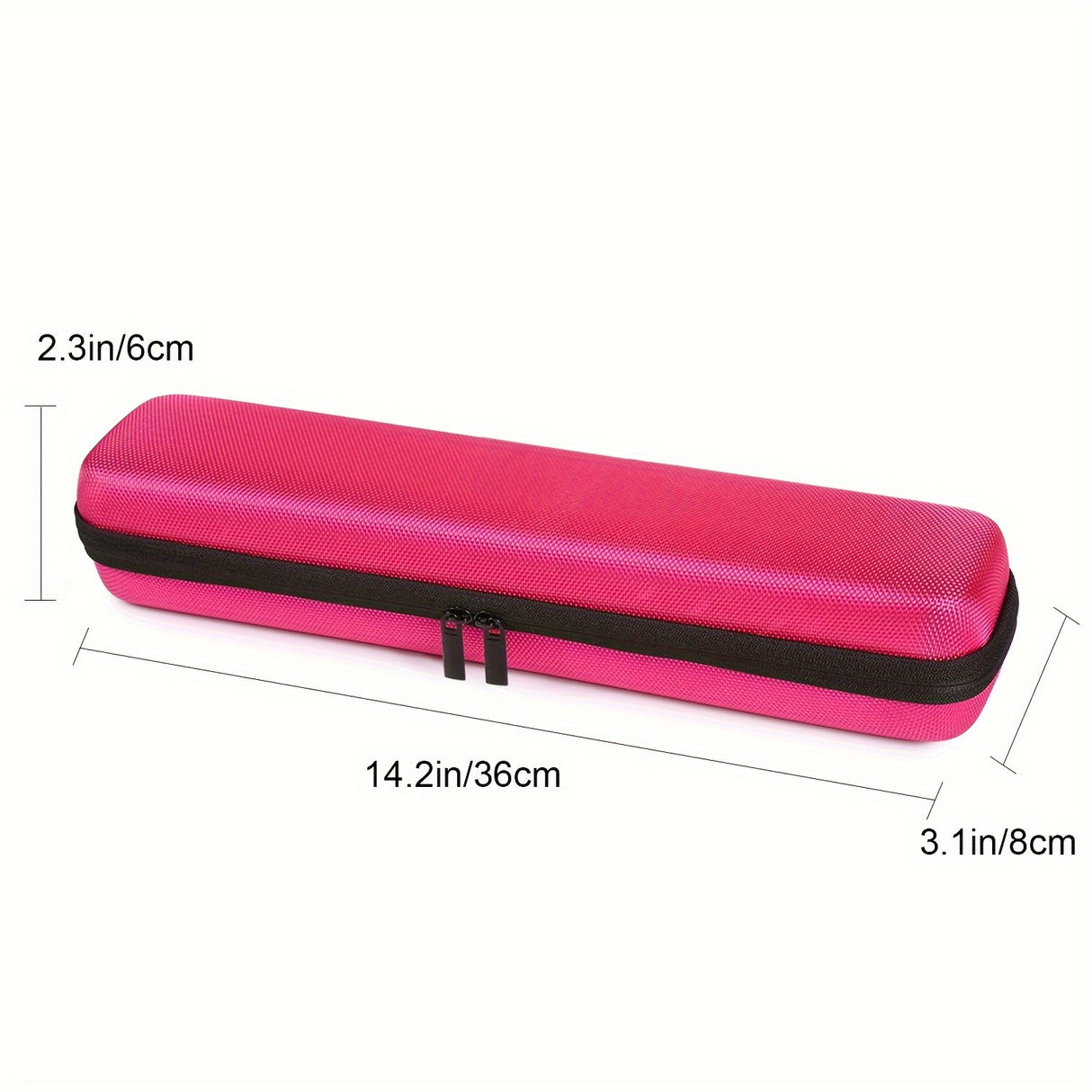 1pc Durable EVA Hair Straightener Carry Case – Waterproof, Shockproof Travel Bag for Hairstyling Tools – Compact & Stylish for Vacation Essentials