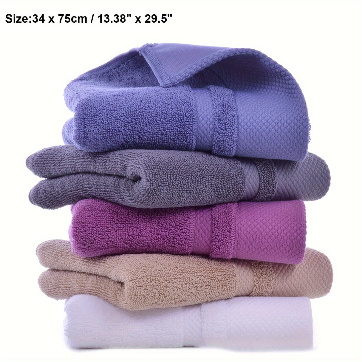 Soft Towels Set Of 6 - Super Soft 100% Cotton, Quick Dry & Absorbent, Luxury Bathroom Essentials For Hotels, Spa, Hosts, And Vacation Rentals