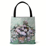 Stylish Retro Canvas Tote Bag - Lightweight and Versatile Shopper for Women, Perfect for Everyday Use