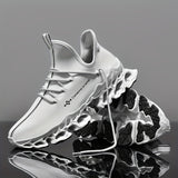 [Men's Lightweight Shock Absorption Shoes] Lightweight Shock Absorption Running Shoes for Men - Non-Slip Athletic Sneakers for Jogging, Tennis, Gym, and Walking