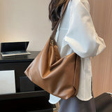 Minimalist Large Capacity Hobo Bag, Trendy Simple Crossbody Tote Bag, Women's Handbag & Shoulder Shopper Bag
