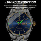 2pcs/set, Business Double Calendar Waterproof Men's Watches Set, Valentine's Day Gift