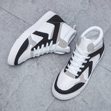 Men's Minimalist Ankle Top Skate Shoes, Wear-resistant Non-Slip Casual Shoes For Youth