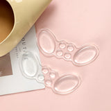 1 Pair/5 Pairs 4D Heel Stickers - Soft Polyester Pads for High Heels, Anti-Slip and Prevents Heel Wear, Invisible Design