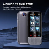 AI Voice Translator Device -139 Online & 14 Offline LanguageTranslator,WiFi/Photo/Recording Support for Business travel