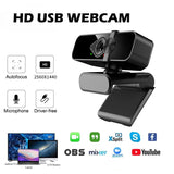 Null 2K/4K HD Mini Webcam for pc Webcam 4k camera de seguranÃ§a wifi  Supports Laptop Desktop Computer Suitable For Live Video