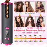 Automatic Curling Iron Portable Wireless Anion Ceramic Hair Curler Fast Heating Fashion Styling Tools Travel Hair Curler Comb
