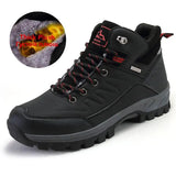 Brand Winter Snow Boots Warm Plush Men's Boots Outdoor Non-slip Hiking Boots Waterproof Men's Ankle Boots Walking Boots Size 47