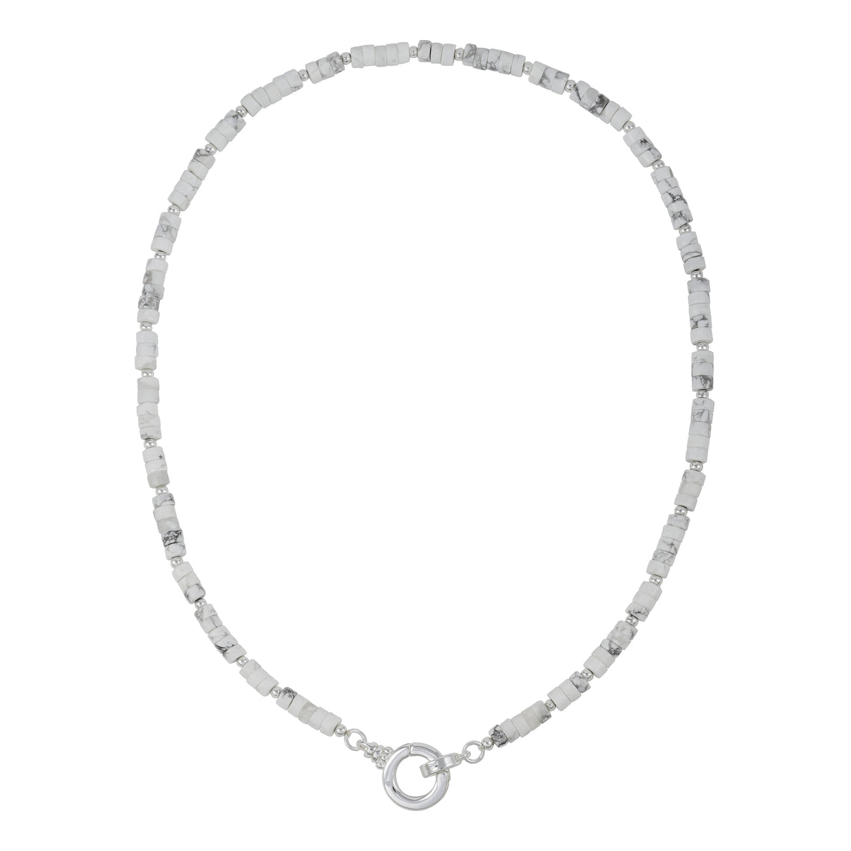86 YORK Brand Classic Simple Gray Red Stone Necklace Collarbone Fashion Metal Chain Necklace for Women