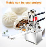 Commercial Fully Automatic Large Steamed Stuffed Bun Making Machine MultiFunction Breakfast Square Steamed Bread and Pie Maker